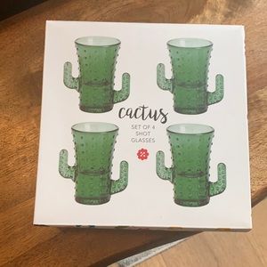 Cactus shot glasses (set of 4)